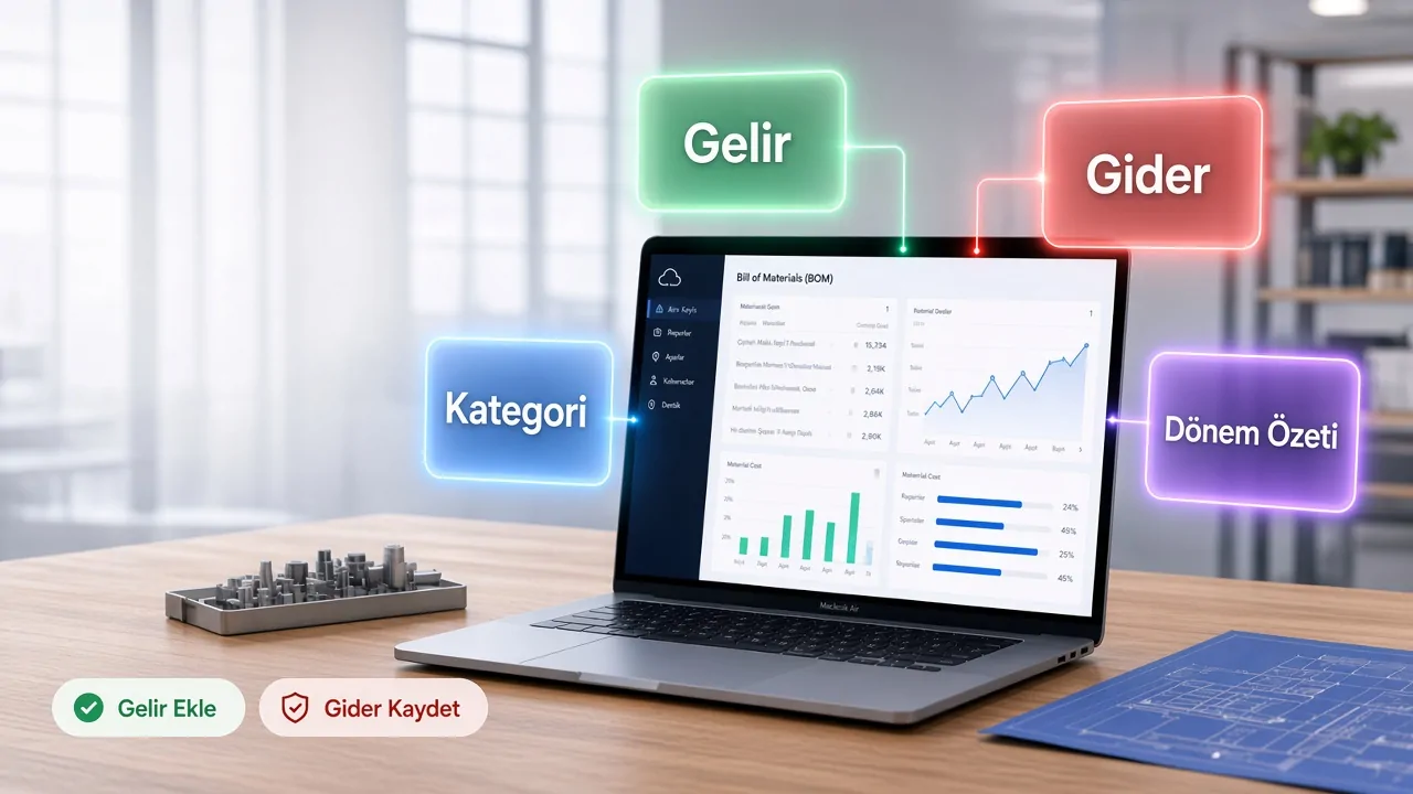 Gelir gider takip modülü Gelir gider takip modülü